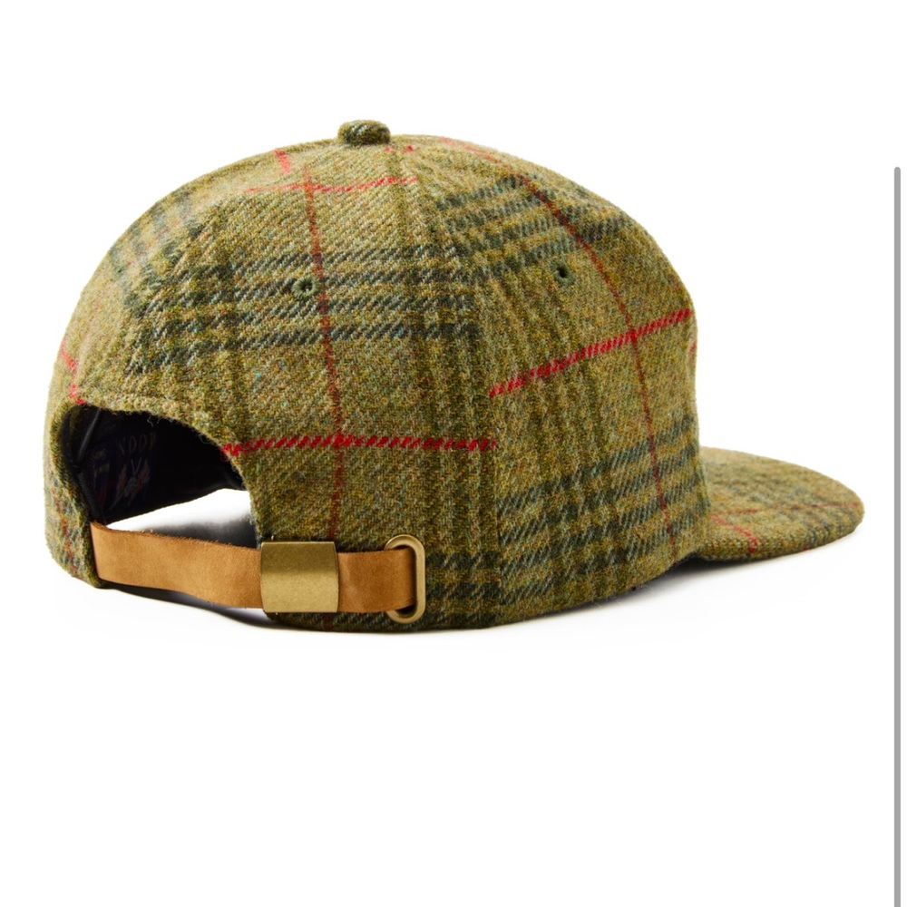 Flint and Tinder Hat Cap Tweed 5-Panel Hat in Forest Tartan - Picture 2 of 9